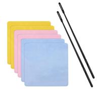 Ujjdwiurgh Ensemble de tiges de nettoyage de flûte de qualité supérieure avec chiffon pour accessoires d'entretien de flûte à vent