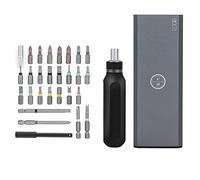 Ujjdwiurgh Ensemble de tournevis de précision 28 en 1 en plastique + métal - Kit d'outils de réparation multifonction pour montres électroniques, lunettes, avec boîte de rangement, petit tournevis