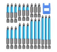 Ujjdwiurgh Ensemble d'embouts de tournevis électriques à tête hexagonale hexagonale magnétique, antidérapant