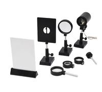 Ujjdwiurgh Ensemble D'Expériences Optiques Lentilles Plano-Convexes Lentilles Doubles Convexes Bougeoirs 1 Ensemble Écran Lentille Convexe Concave