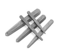 Ujjdwiurgh Ensemble D'Extracteurs de Vis 5 Pièces, Ensemble D'Extracteurs de Vis Cannelés Droits de Type Carré, Outil de Retrait Facile