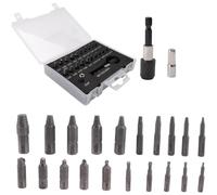 Ujjdwiurgh Ensemble D'Extracteurs de Vis EndommagéS, Kit D'Extracteur de Vis DéNudéEs de 22 PièCes, Ensemble D'Extracteur de Vis CasséEs HSS avec Adaptateur D'Embout et de Douille