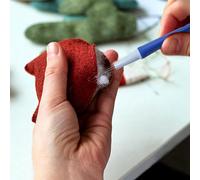 Ujjdwiurgh Ensemble D'Outils de Feutrage à L'Aiguille 4Pcs, Style Stylo avec 3 Aiguilles, Kit D'Outils de Feutrage à L'Aiguille en Laine avec 3 Aiguilles