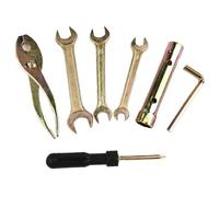 Ujjdwiurgh Ensemble d'outils de réparation universels pour moto, 7 pièces, tournevis, pinces, clés à douille, kits d'outils pour moto
