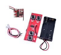 Ujjdwiurgh Ensemble Récepteur de Contrôle à Distance sans 2,4G à 4 Canaux pour Modèle de Jouet DIY Voiture Modèle Bateau