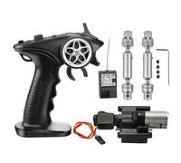 Ujjdwiurgh Ensemble RéCepteur de TéLéCommande à 4 Canaux pour Arbre D'EntraîNement de BoîTe de Vitesses à 2 Vitesses pour PièCes de Mise à Niveau de Voiture C14 C24 B36 MN D90 MN99S RC