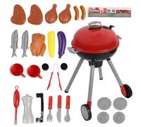 Ujjdwiurgh Ensembles de pour Enfants BBQ Barbecue Grill Accessoires pour Enfants de Rôle Chef Simulation Costumes de Barbecue Cuisine Cadeau D'ExéCution