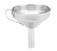 Ujjdwiurgh Entonnoir de cuisine en acier inoxydable Filtre detachable pour transferer le liquide, ajouter la sauce et la confiture dans le recipient de stockage 10cm