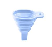 Ujjdwiurgh entonnoir pliant en silicone Entonnoirs telescopiques longs de style pliable pour la distribution de liquides menagers Gadgets de cuisine bleu