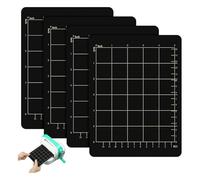 Ujjdwiurgh Entretoises 5,9 X 7,8 Pouces Entretoises Magnétiques avec Grille de Taille de Carte Accessoires de Machine de Découpe Tampons de Matrice de Machine de Gaufrage Noirs