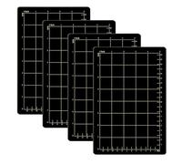 Ujjdwiurgh Entretoises magnétiques de 15,2 x 22,6 cm avec accessoires de découpe de grille de taille de carte 0,8 mm d'épaisseur Noir