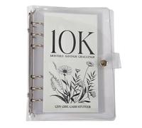 Ujjdwiurgh Enveloppes Économiseur D'Argent Classeur Économiseur D'Argent Classeur Défi D'Économies 10K