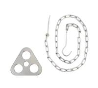 Ujjdwiurgh Équipement et Équipement de Camping Portables Trépied de Barbecue Extérieur Détachable Support Suspendu Ensemble D'Accessoires de Cuisine pour Feu de Camp