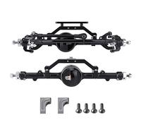 Ujjdwiurgh Essieu et CNC en MéTal D90 pour 1/10 RC Crawler D90 D110 Gelande II Yota II PièCes de Mise à Niveau de L'Essieu