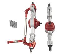 Ujjdwiurgh Essieu et de Voiture TéLéCommande pour MN D90 D91 D96 D99S MN90 MN96 MN99 MN99S 1/12 PièCes de Mise à Niveau de Voiture TéLéCommande, Argent