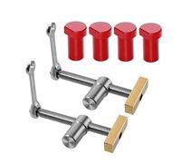 Ujjdwiurgh Établi de travail du bois, inserts de frein pour chien, établi à fixation rapide, étau en laiton pour trou de bureau de 20 mm, outils de charpentier, facile à installer et à utiliser