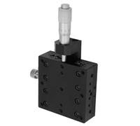 Ujjdwiurgh Étage Linéaire X, Micromètre X, Réglage Fin Manuel, Étage Linéaire à Rouleaux Croisés 60 X 60 mm pour Équipement de Test Optique