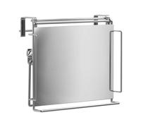 Ujjdwiurgh Étagère de rangement pliable en acier inoxydable pour comptoir de cuisine, design peu encombrant, extensible