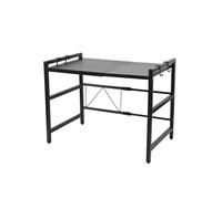 Ujjdwiurgh Étagère extensible pour four à micro-ondes, étagère réglable à 2 niveaux pour comptoir de cuisine, grille-pain, support de rangement robuste