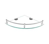 Ujjdwiurgh Étagères de Salle de Bain Étagère d'angle en Verre pour Salle de Bain Montée Murale Étagère en Verre Trempé