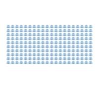 Ujjdwiurgh Étanche Joint D'Étanchéité Tuyau Tuyau Joint en Silicone pour Bouchon de Plomberie Empêcher les Fuites Bleu Transparent 100 Pièces