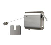 Ujjdwiurgh Étendoir à linge rétractable pour extérieur, intérieur et extérieur, 4 m, corde à linge non affaissée