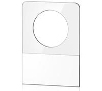 Ujjdwiurgh Étiquettes Autocollantes Transparentes, 400 Pièces, Trou Rond, en Plastique, pour Suspendre des Présentoirs de Vente au Détail