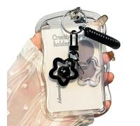 Ujjdwiurgh Étui de protection transparent pour carte photo, porte-cartes, photo, bus