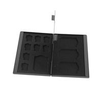 Ujjdwiurgh Étui de rangement pour cartes mémoire avec emplacements pour 4 cartes SD et 8 cartes TF