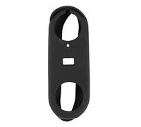 Ujjdwiurgh ÉTui en Silicone ConçU pour Hello Doorbell Cover (Noir) - Protection ComplèTe Compatible avec la Vision Nocturne