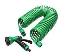 Ujjdwiurgh EVA Jardin Télescopique Ressort Tube Tuyau D'Arrosage en Plastique Multifonctionnel Lavage de Voiture Eau Pulvérise Arroseur pour Jardin