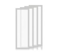Ujjdwiurgh Évent de sol magnétique en PVC de 10,2 x 30,5 cm, housses d'aération magnétiques puissantes pour sol de la maison, facile à installer, couverture A