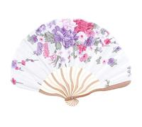 Ujjdwiurgh Éventail pliable en bambou imprimé de style japonais