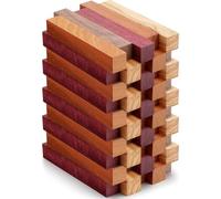 Ujjdwiurgh Exotique + Wood Pen Blanks Turnings Fourniture Set-DIY Craft pour Fabriquer un Kit de Sauvetage, 10 Pièces Comprenaient un