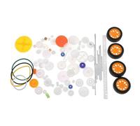 Ujjdwiurgh Expérience Scientifique Modèle Paquet Pièces de Rechange Accessoires Bricolage Voiture Équipement Ensemble Robot RC Avion Roues Essieux Pneus Kits 78 Pièces