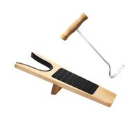 Ujjdwiurgh Extracteur de bottes avec poignée en bois, sans pliage, outils stables pour tirer les bottes sans effort, crochets de bottes