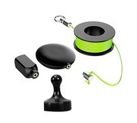 Ujjdwiurgh Extracteur de câble magnétique, enfile-tuyau dissimulé en nylon, guide de fil, extracteur de fil magnétique pour câble de réseau métallique, (B)