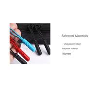 Ujjdwiurgh Extracteur de Fermeture Éclair en Plastique, Extracteur en Plastique, Corde de Queue de Fermeture Éclair d'escalade, Corde de Fermeture Éclair de Rouge