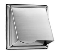 Ujjdwiurgh Extracteur mural extérieur rembourré avec rabat anti-retour 10,2 cm