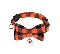 Ujjdwiurgh F-Cute Collier pour chat petit chiot chat collier nœud collier avec grelot pour chien chat