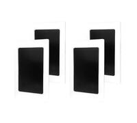 Ujjdwiurgh Fabricant D'Empreintes Mains en Toute Sécurité, Accessoires pour Bébés sans Contact, Kits Tampons d'encre Souvenir Naissance pour Nouveau-Né, Cadeau pour Nouveau-Né, 4 Pièces