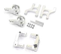 Ujjdwiurgh FaçAde en MéTal Coupe de Direction Porte-Moyeu C Suspension Ensemble de Bras pour 1/10 Voiture sur TéLéCommandéE PièCes de Mise à Niveau CC01 CC-01, 2