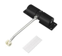 Ujjdwiurgh Ferme-Porte Automatique à 180 Degrés à Ressort Amorti pour Portes Intérieures et Extérieures à Usage Intensif, Réglable pour une Sécurité Accrue et des Charnières Silencieuses.