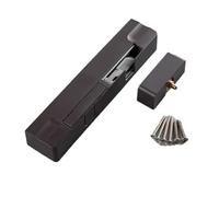 Ujjdwiurgh Ferme-Porte Automatique de Rénovation Home Improvement Closer Lock de Couleur Noire ou, Gauche, Ouverture Automatique et Fermeture Rétractable.