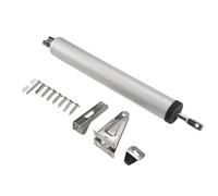 Ujjdwiurgh Ferme-Porte Simple Silencieux Pneumatique Tampon Hydraulique Fermeture Automatique de la Porte des MéNages Artefact MatéRiel de Meubles Argent