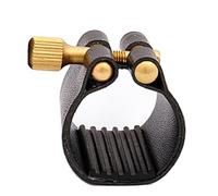 Ujjdwiurgh Fermeture de Ligature pour Saxophone Alto Cuir Artificiel Compact et pour Embout en Caoutchouc pour Saxophone Alto