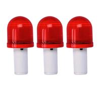 Ujjdwiurgh Feu Clignotant pour Dessus de Cône de Sécurité, Lampe D'Avertissement pour Blocage Routier