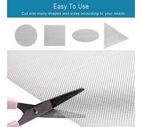 Ujjdwiurgh Feuille de, 4 Paquets de Panneaux de Treillis MéTallique 20 Mailles, D'Insectes de Rongeurs de Souris pour Les éVents, la Cuisine, Le Jardin, 210 X 300 Mm