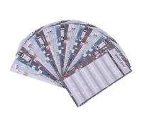 Ujjdwiurgh Feuilles de Reliure BudgéTaire - Organisateur de Budget de DéPenses de 60 PièCes pour la Gestion Du Budget et des Finances, Livre de Grand Livre, Organisateur de Factures