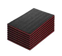 Ujjdwiurgh Feuilles de Stockage en Polyéthylène pour Mallette à Outils, Pack de 8 Mousses pour Boîte à Outils, Inserts en Mousse de 15,7 X 9,8 X 0,8 Pouces pour Mallettes.